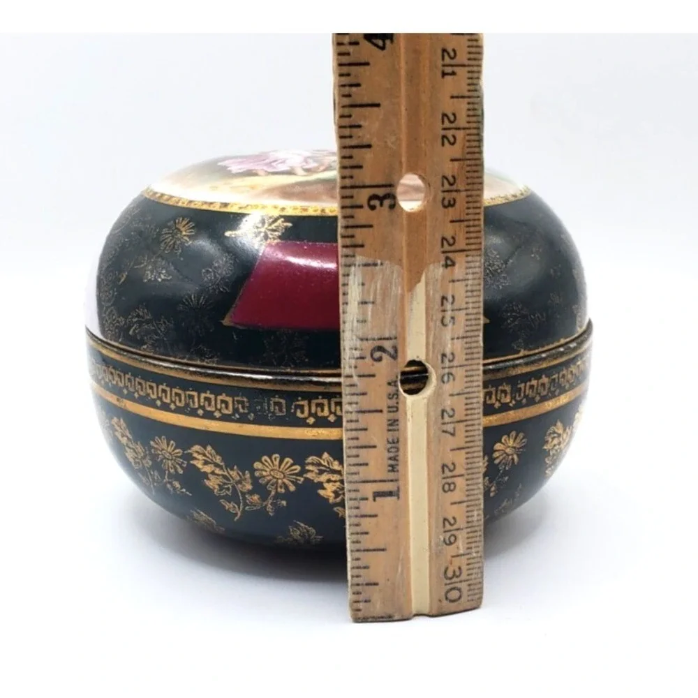 Vintage Royal Vienna Covered Bowl Trinket Box